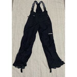 90's Spyder Women's Black Snow Bibs Boulder Colorado